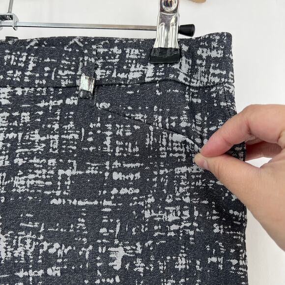 Calvin Klein (0) 28x26.5 Short Brushed Gray Skinny Ankle Crop Pants Mid Rise - Picture 5 of 8